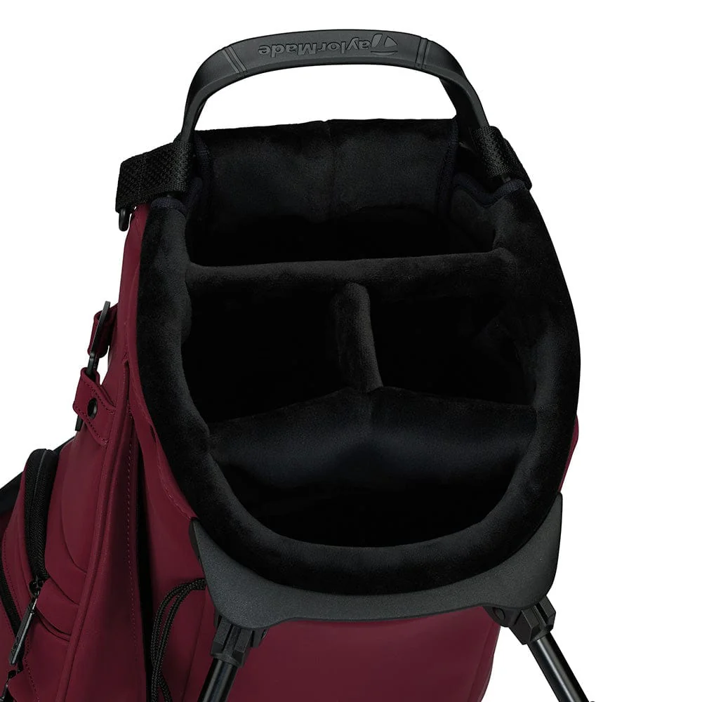 TaylorMade Signature Stand Bag - Burgundy - Image 2