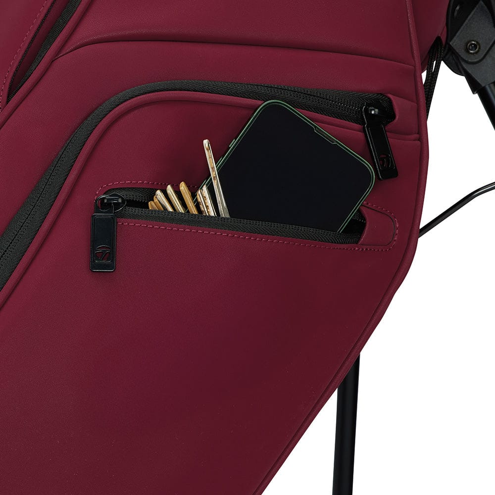 TaylorMade Signature Stand Bag - Burgundy - Image 3