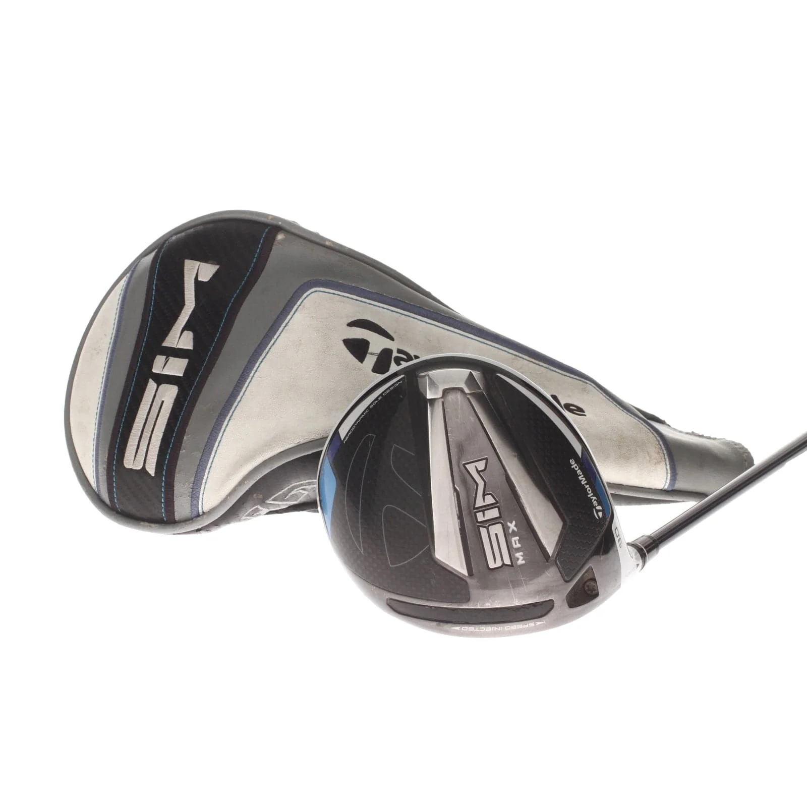 TaylorMade Sim Max Graphite Mens Left Hand Driver 9* Stiff - Fujikura Ventus Blue 6-S