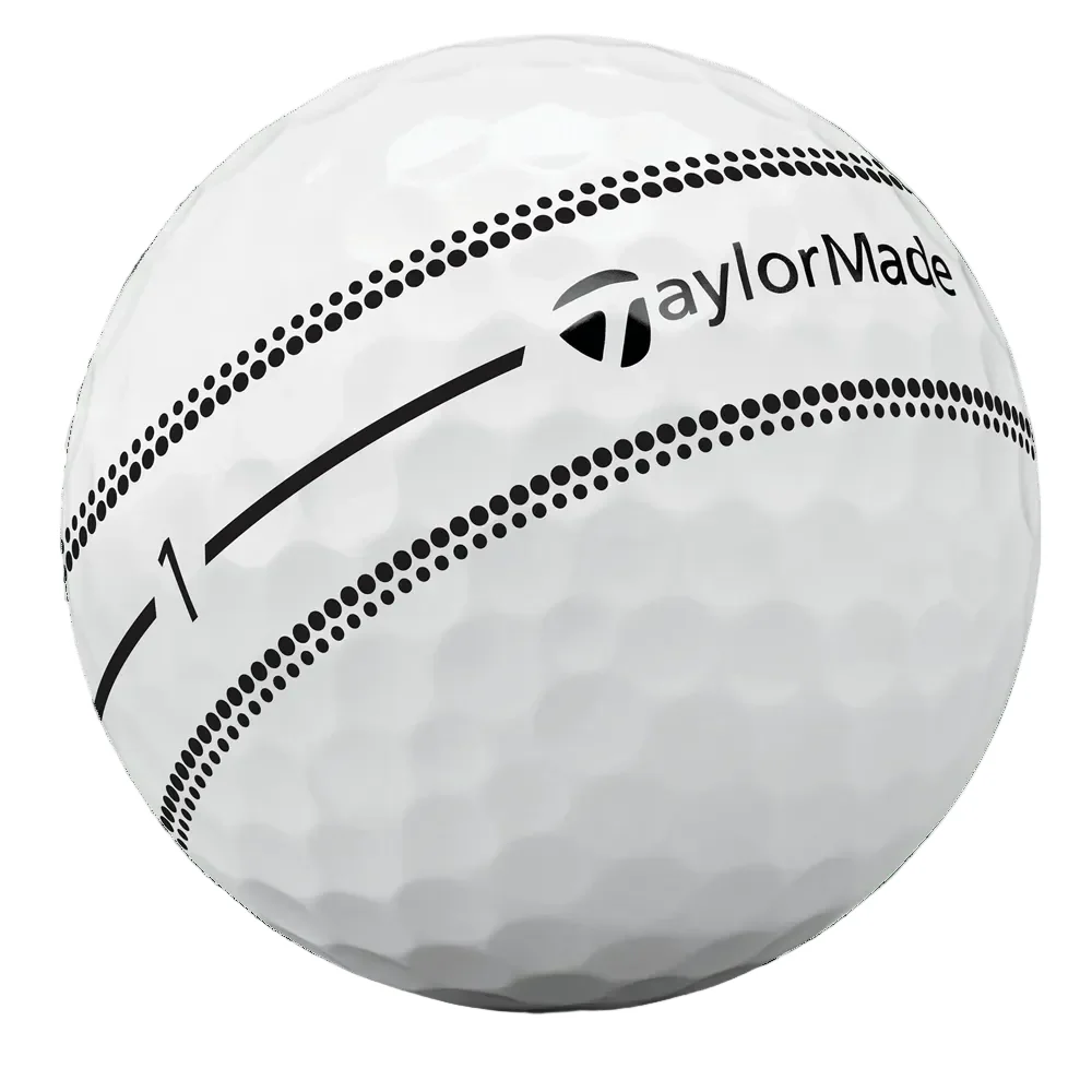 TaylorMade TP5x Stripe Golf Balls - White - 12 Pack - Image 2