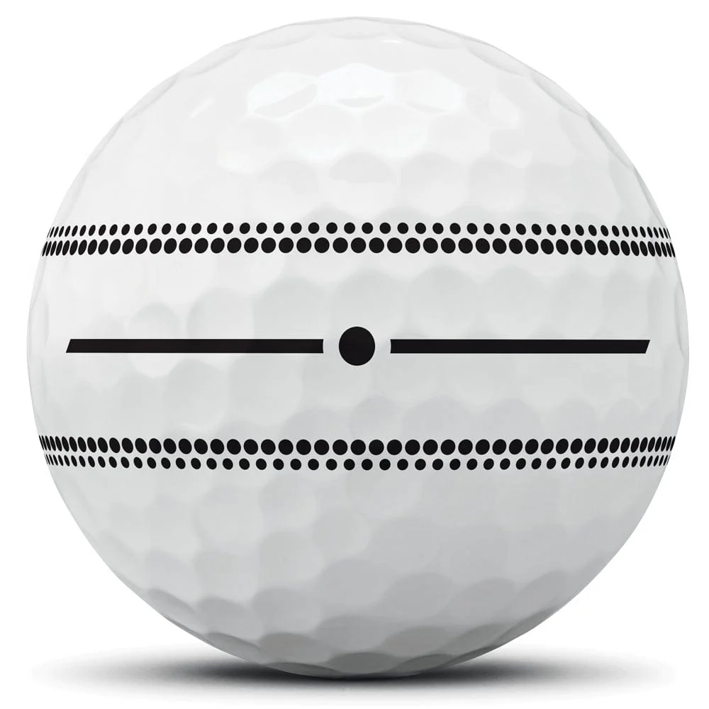 TaylorMade TP5x Stripe Golf Balls - White - 12 Pack - Image 3