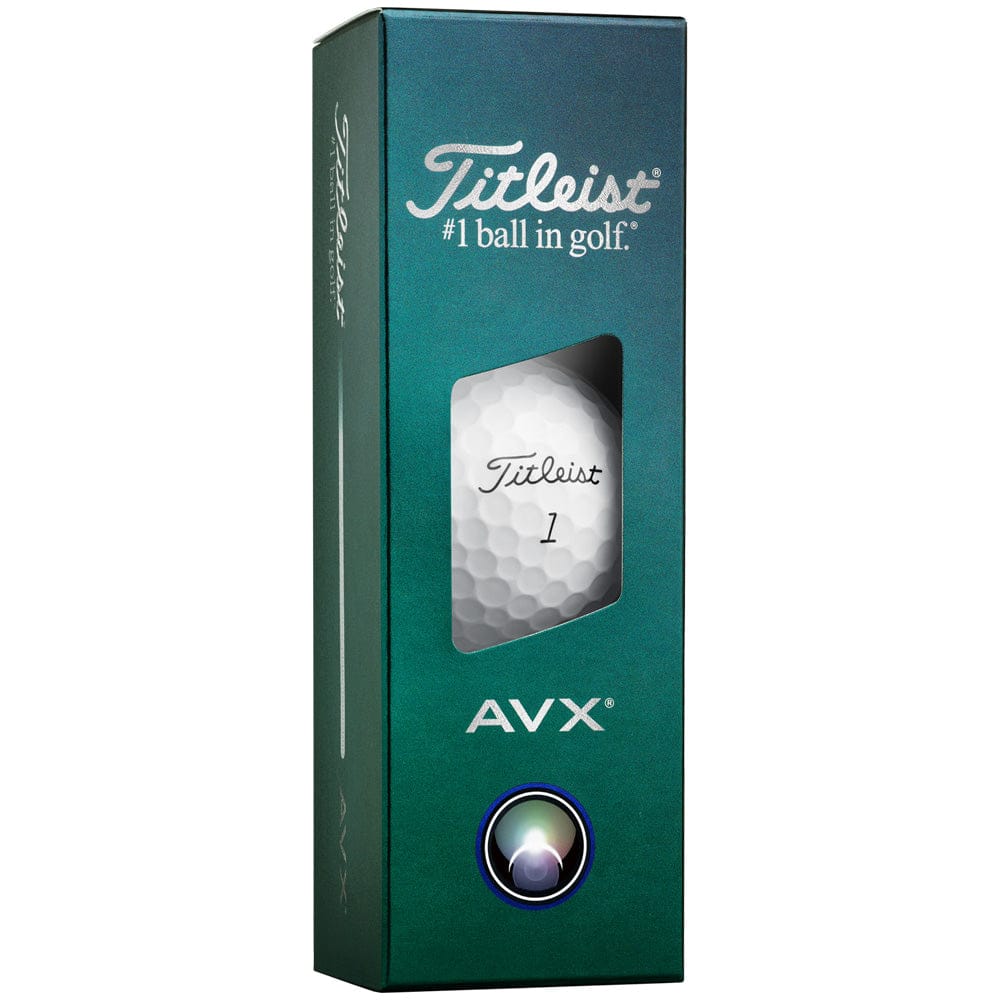 Titleist AVX Golf Balls - White - 3-Ball Sleeve