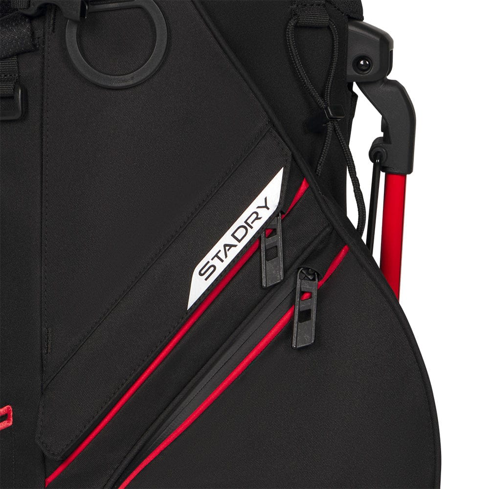 Titleist Players S4 StaDry Waterproof Stand Bag - Black/Red/Graphite - Image 8