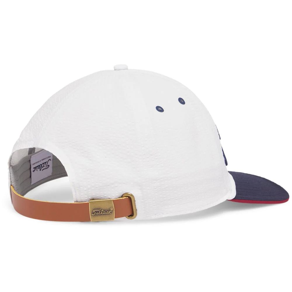 Titleist Players Seersucker Cap - White/Navy - Image 2