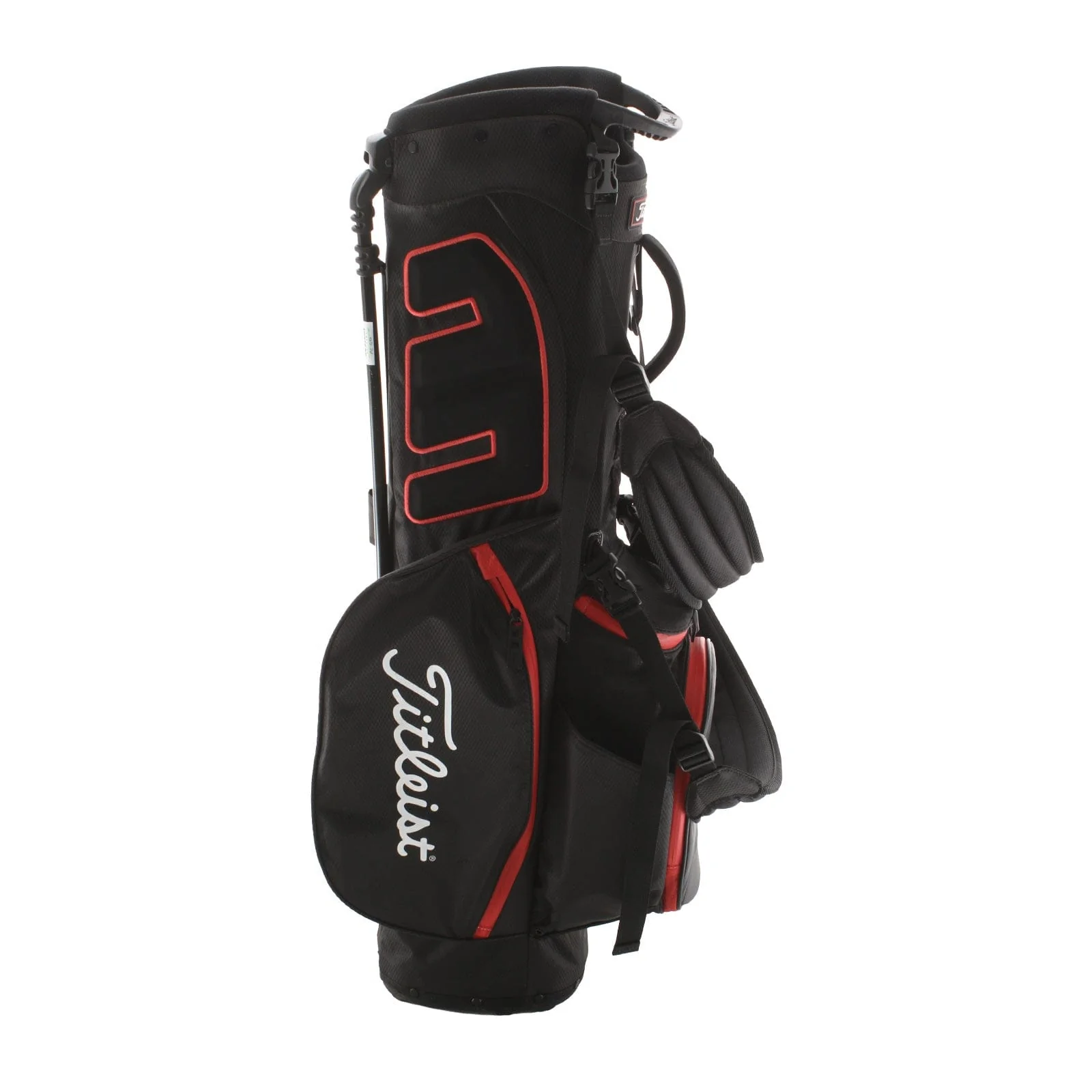 Titleist Stadry Players 4 Stand Bag - Black/Red - Image 4