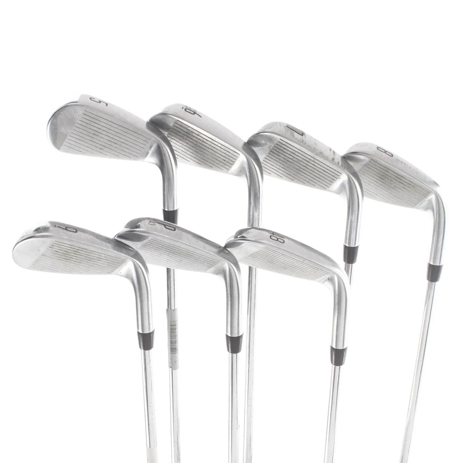 Titleist T300 Steel Mens Left Hand Irons 5-GW Regular - True Temper AMT Red - Image 3