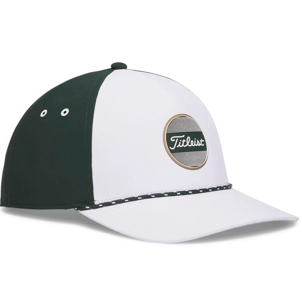Titleist Tee Time Ltd Edition Boardwalk Rope Cap - Pine/Gold - Image 3