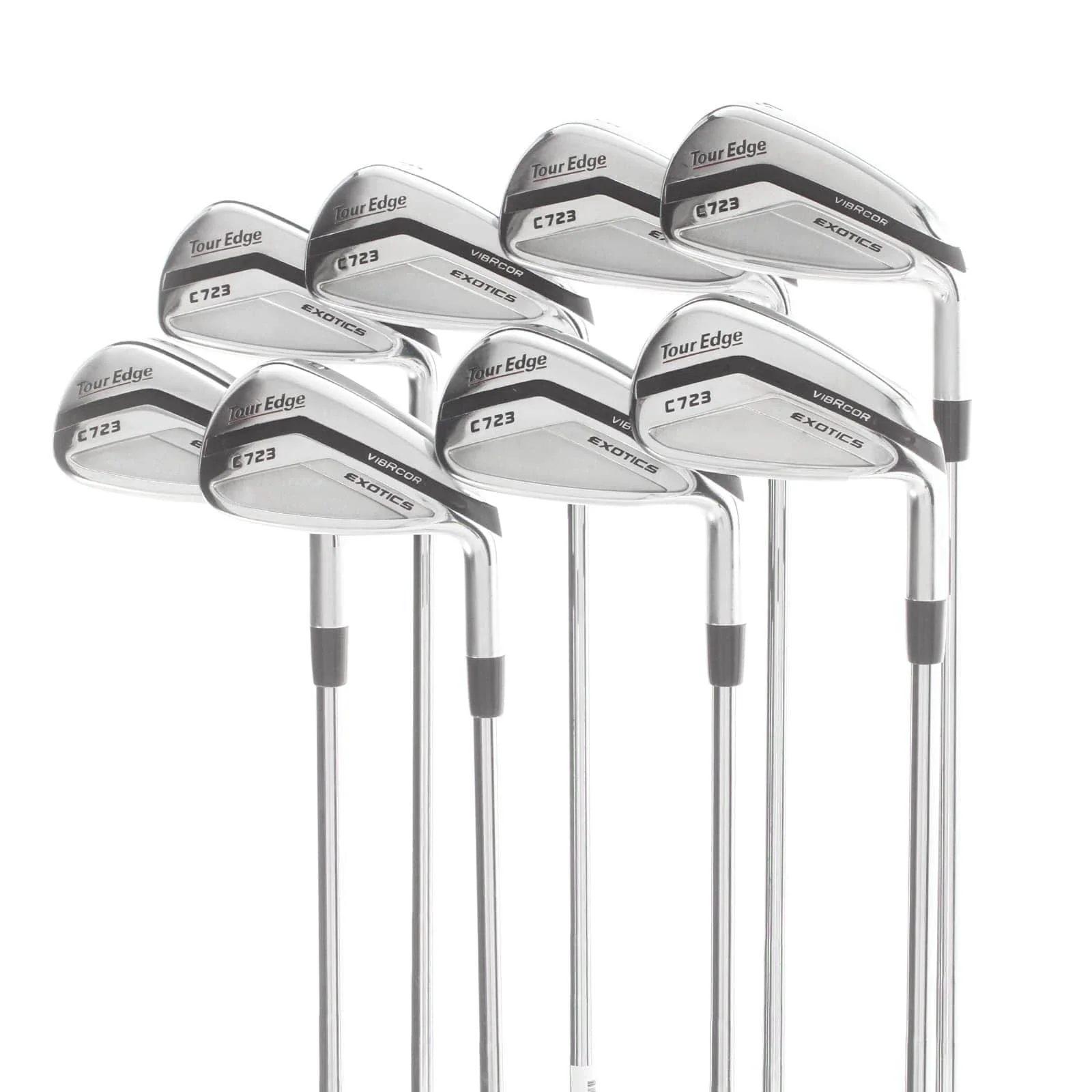 Tour Edge Exotics C723 Steel Mens Right Hand Irons 4-AW Stiff - KBS Tour 120