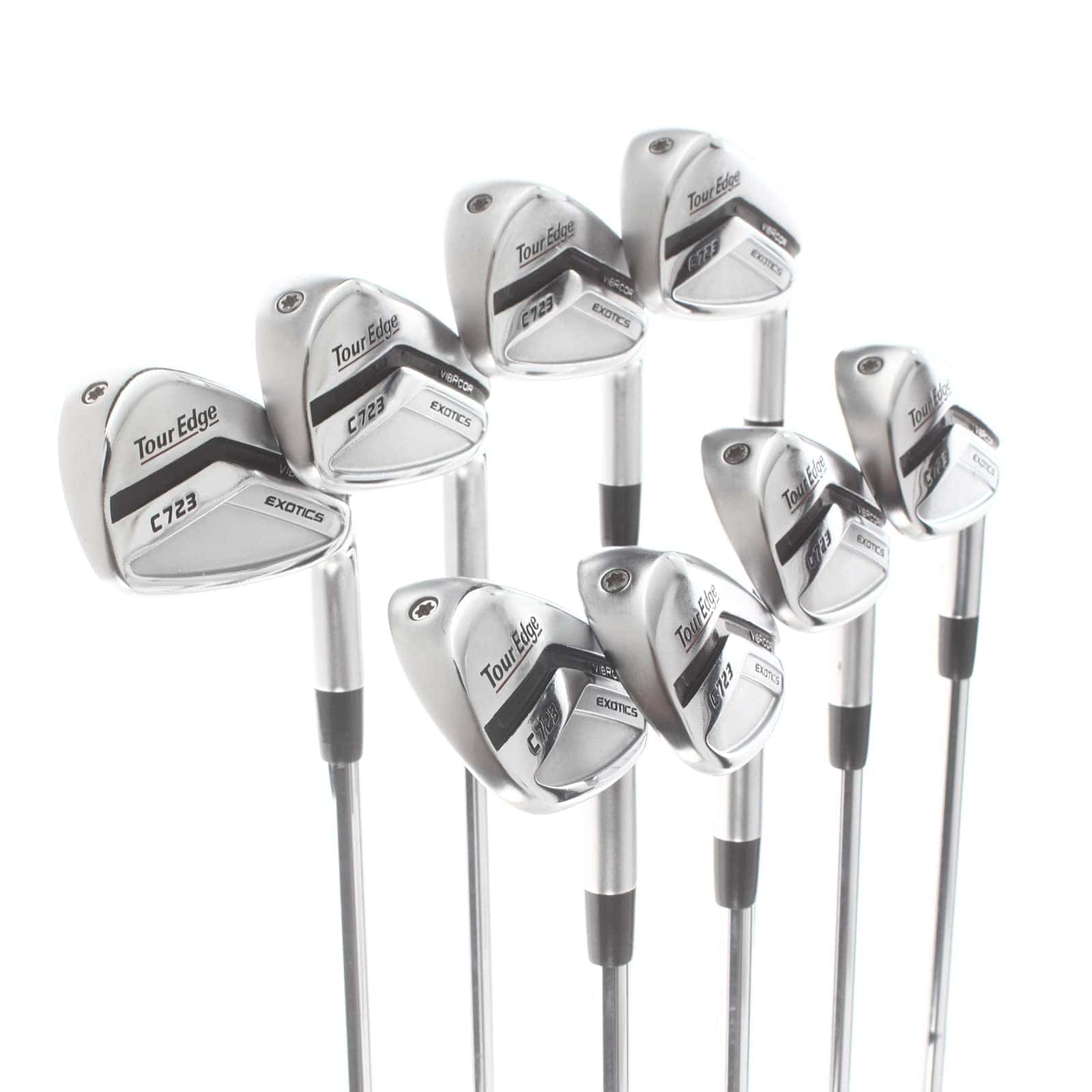Tour Edge Exotics C723 Steel Mens Right Hand Irons 4-AW Stiff - KBS Tour 120 - Image 2