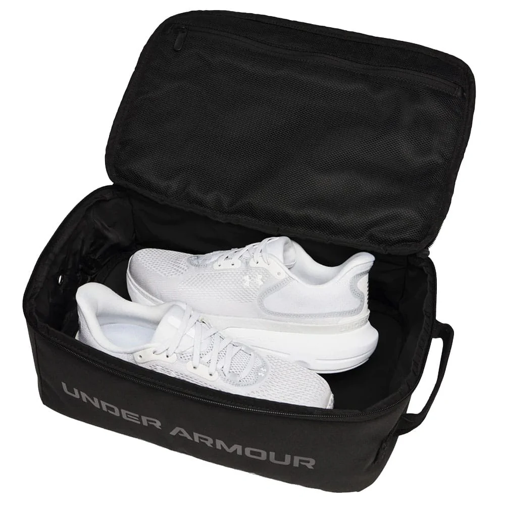 Under Armour Hustle Shoe Bag - Black/Castlerock - Image 2