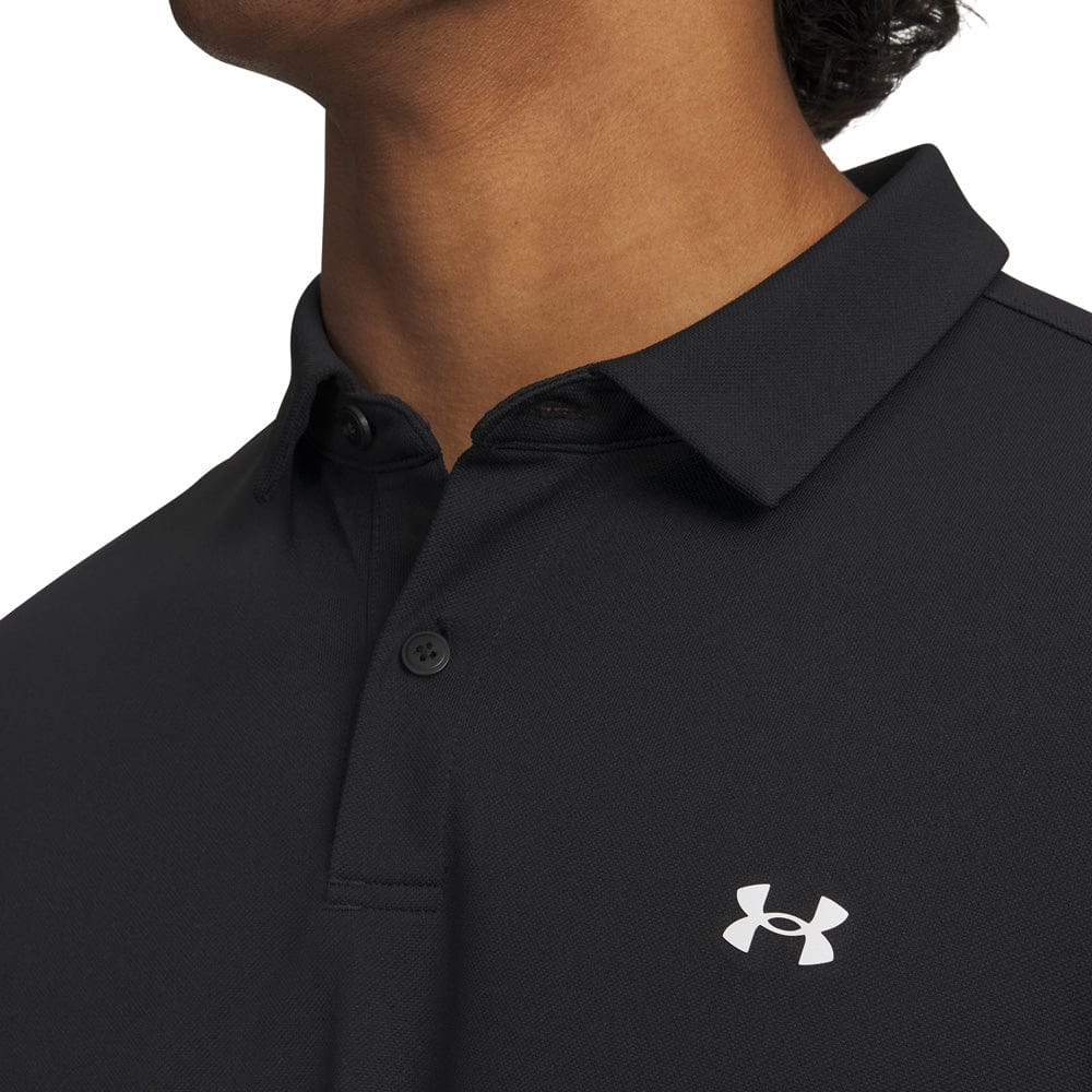 Under Armour T2G Pique Polo Shirt - Black/White - Image 3