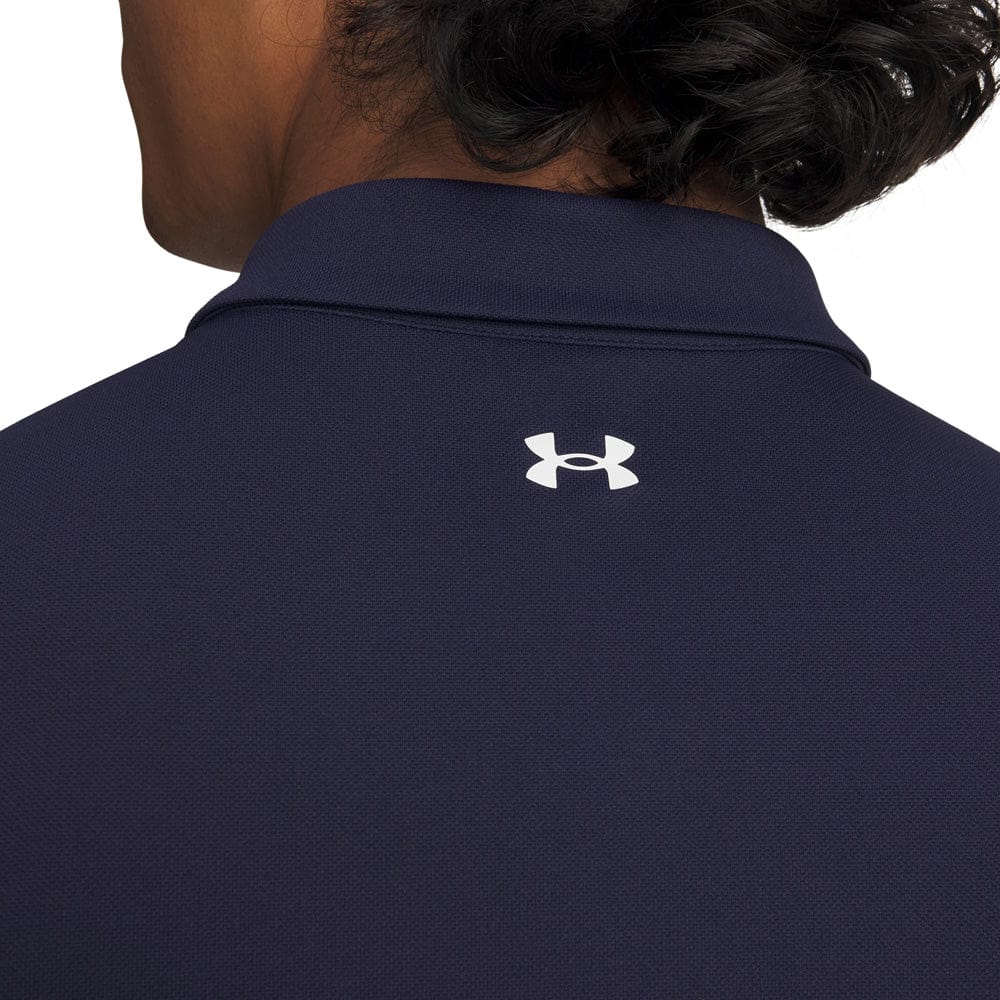 Under Armour T2G Pique Polo Shirt - Midnight Navy/White - Image 3