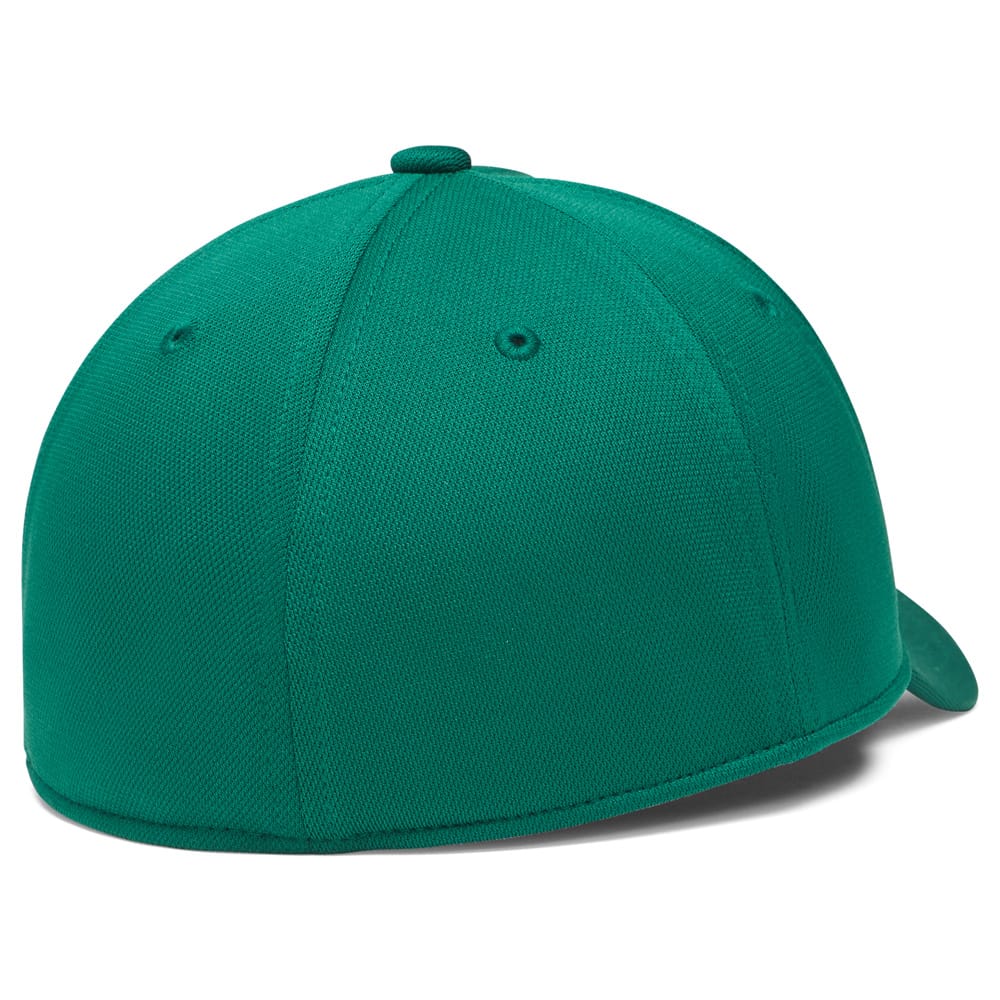 Under Armour Boys Blitzing Low Stretch Fit Cap - Campus Ivy/White - Image 2