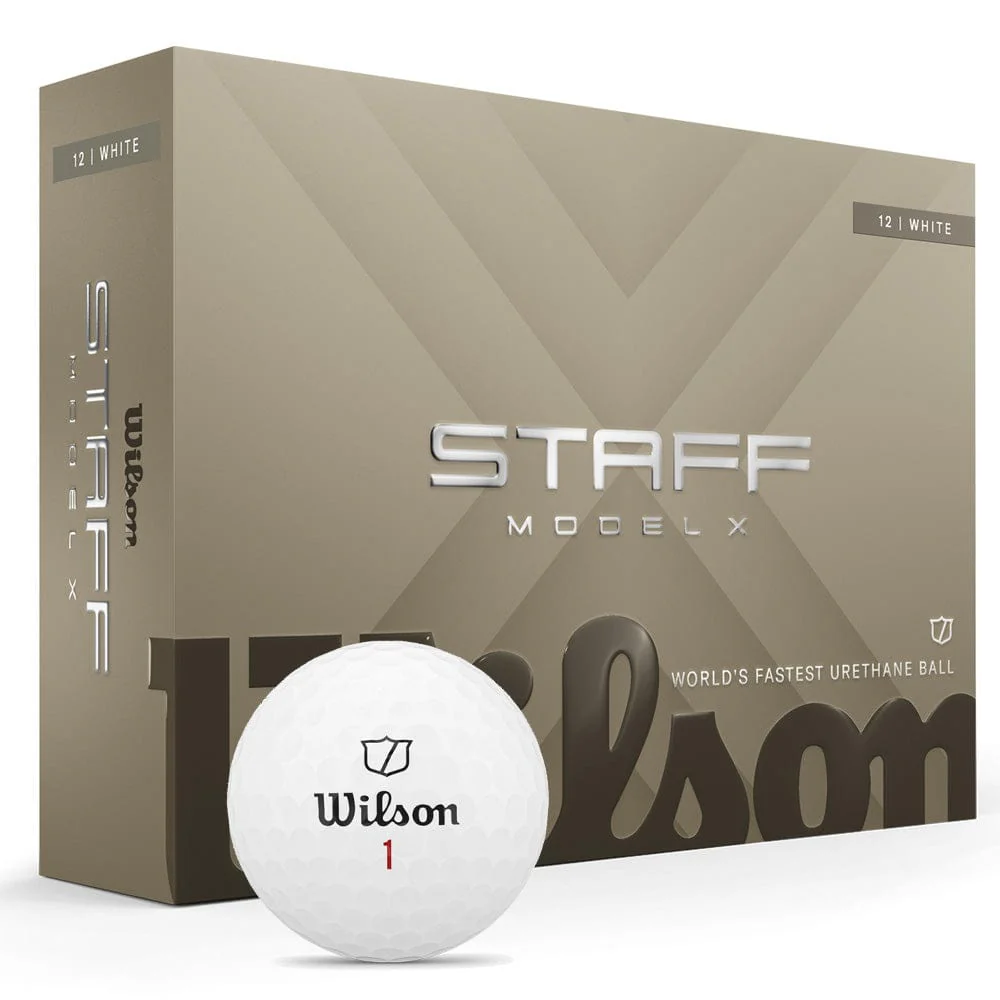 Wilson Staff Model X Golf Balls - White - Double Dozen - Image 5