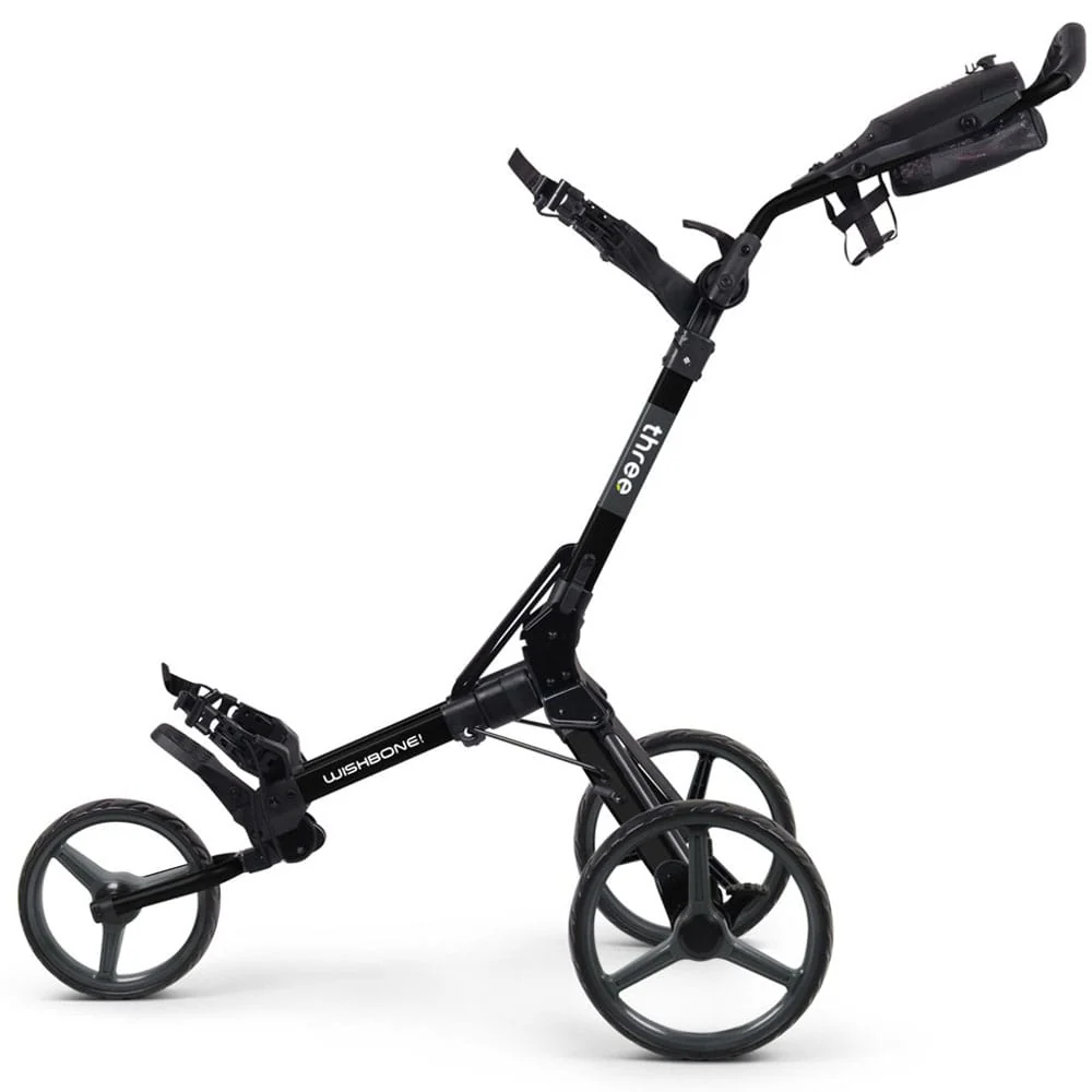 Wishbone Cube Three 3-Wheel Push Trolley - Charcoal/Black - Image 3