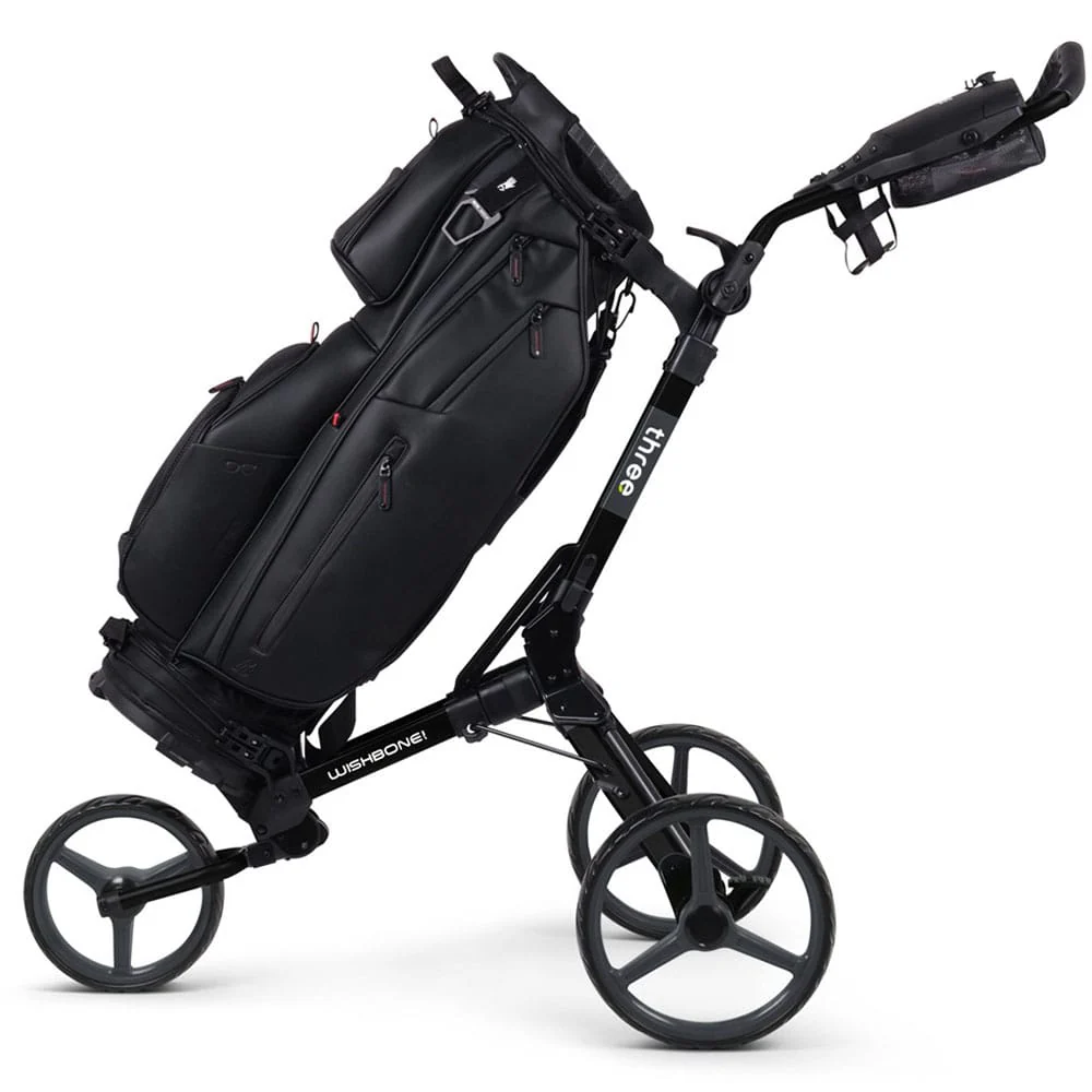 Wishbone Cube Three 3-Wheel Push Trolley - Charcoal/Black - Image 6